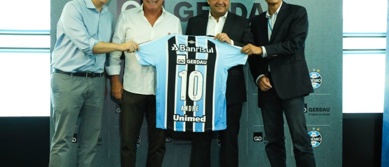 Grêmio e Gerdau selam parceria de patrocínio para categorias de base