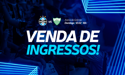 Serviço: venda de ingressos para Grêmio x Avenida