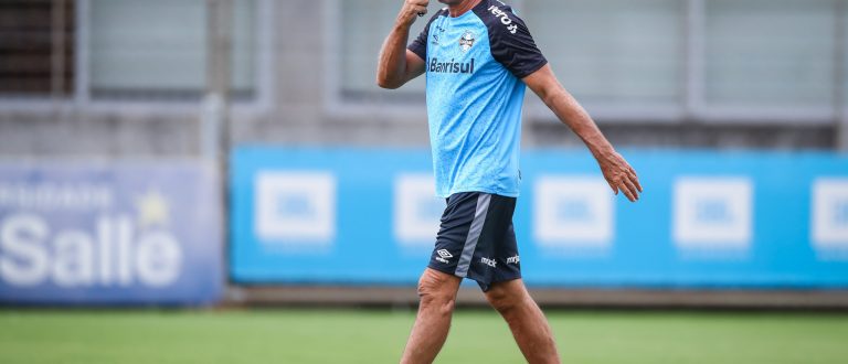 Movimentação e entrosamento marcam treino do Grêmio no CT Luiz Carvalho