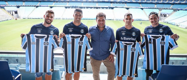 Novos jogadores participam de Tour Especial pela Arena do Grêmio