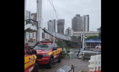 Ponte pênsil de Torres se rompe com dezenas de pessoas; há três desaparecidos