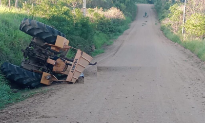 Acidente com trator resulta em morte no interior de Restinga Sêca