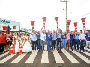 Região: governador vistoria obras do Estado em Restinga Sêca