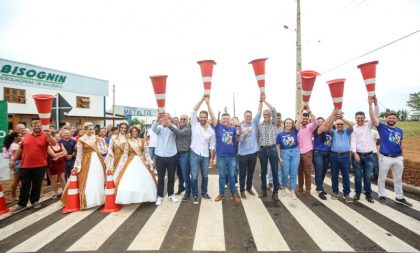 Região: governador vistoria obras do Estado em Restinga Sêca