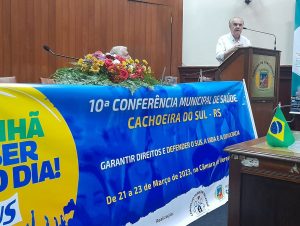 Autor de lei que gerou SUS palestra em Cachoeira do Sul