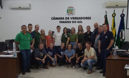 Paraíso do Sul: Programa de Incentivo ao Jovem Empreendedor Rural apresenta projeto na Câmara