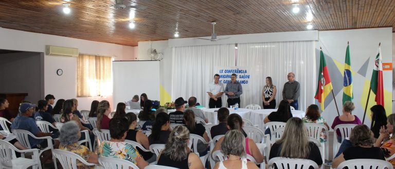 Cerro Branco realiza 9ª Conferência Municipal Saúde