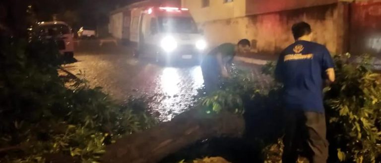 Chuva causa estragos em Cachoeira do Sul