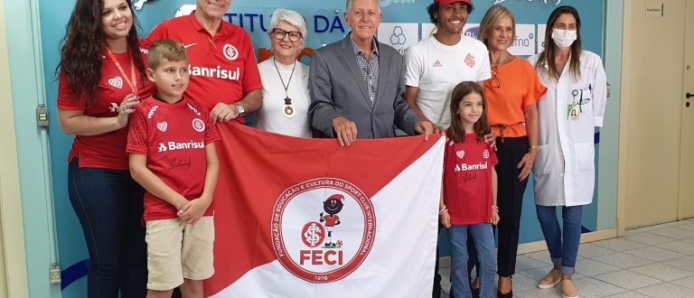 Inter: FECI e Estêvão visitam o Instituto da Criança com Diabetes