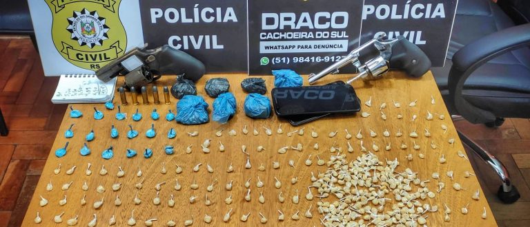 Polícia prende homem com mais de 300 pedras de crack no Piquiri