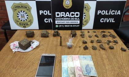 Delivery de droga: Polícia prende homem por tráfico no Universitário