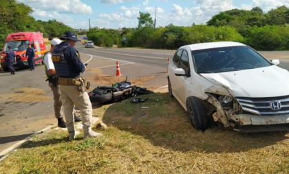 Morre motociclista vítima de colisão na BR-471