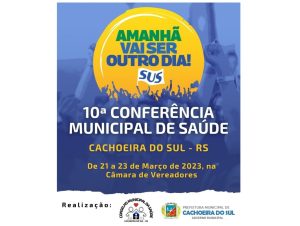 10ª Conferência da Saúde será na próxima semana