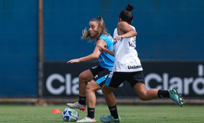 Grêmio finaliza preparação para duelo com Corinthians, pelo Brasileirão A1