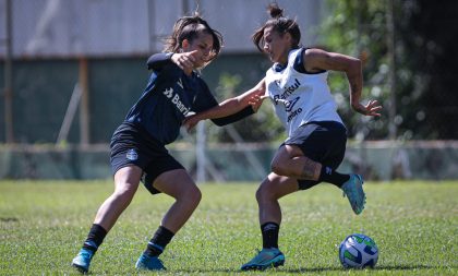 Gurias Gremistas encerram preparação para duelo com Atlético-MG