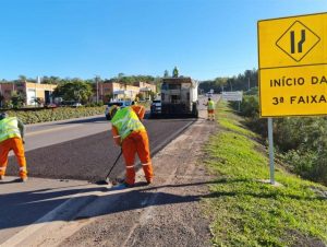 BR-290, BR-153 e RSC-287 passam por obras em Cachoeira e região nesta semana