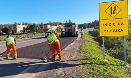 BR-290, BR-153 e RSC-287 passam por obras em Cachoeira e região nesta semana