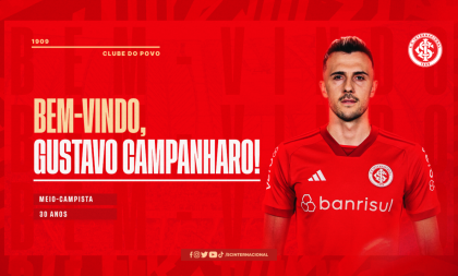 Inter contrata meio-campista Gustavo Campanharo