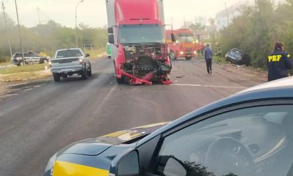 Acidente na BR-471 causa morte de motorista de carro