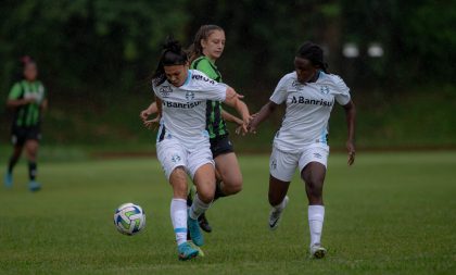 Fora de casa, Gurias Gremistas Sub-20 empatam diante do América-MG