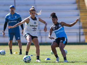 Gurias Gremistas finalizam preparação para encarar Flamengo, pelo Brasileiro