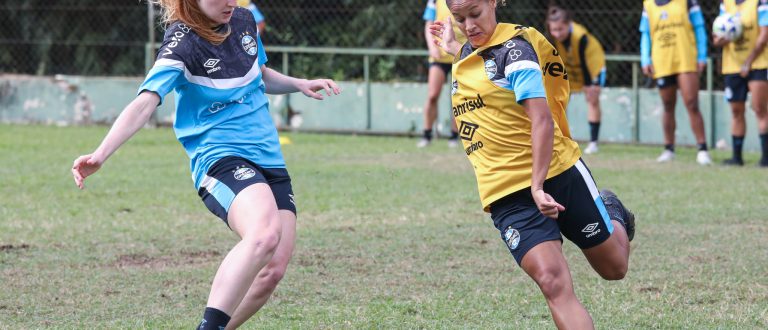 Gurias Gremistas fazem último treino antes do duelo diante da Ferroviária