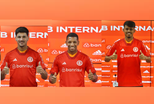 Trio de reforços é apresentado pelo Sport e descreve