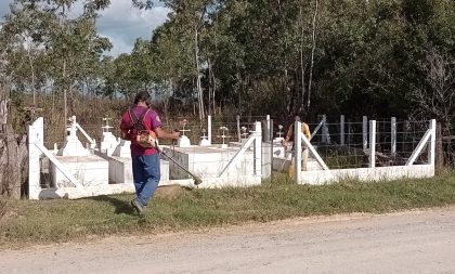 Dia das Mães: Pantano Grande intensifica limpeza de cemitérios para visitações