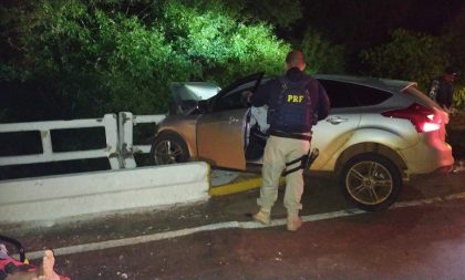 PRF prende motorista envolvido em acidente na BR-153