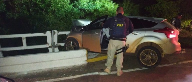 PRF prende motorista envolvido em acidente na BR-153