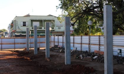 Cadê os trabalhadores na obra da Rua Coberta?