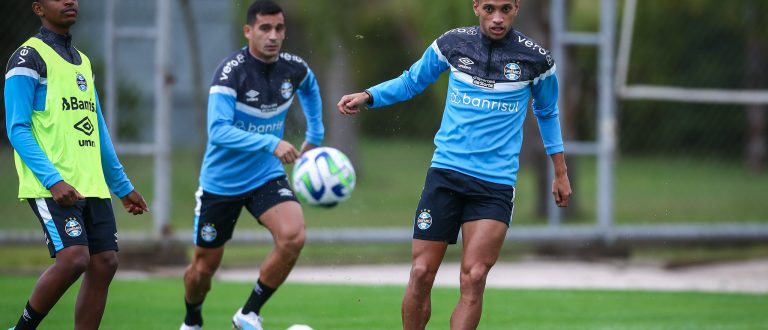 Grêmio realiza atividades e jogo-treino contra o Aimoré no CT Luiz Carvalho