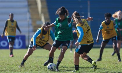 Gurias Gremistas finalizam treinamentos visando clássico Gre-Nal, pelo Brasileirão