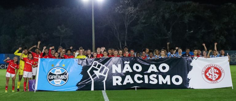 “Não ao Racismo”: Grêmio realiza ações antes do clássico Gre-Nal