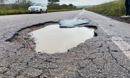 Pantano Grande clama ações de reparos na RSC-471