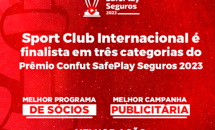 Inter é finalista em três categorias do prêmio Confut Sudamericana 2023