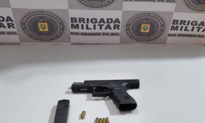 Noêmia: BM prende homem por porte ilegal de arma de fogo