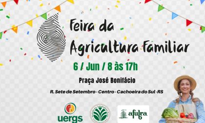 Feira da Agricultura Familiar com temática junina