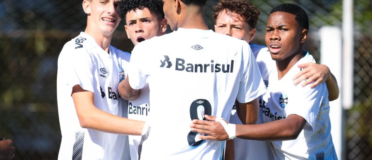 Grêmio goleia o Novo Hamburgo no primeiro jogo das quartas de final no Estadual Sub-17