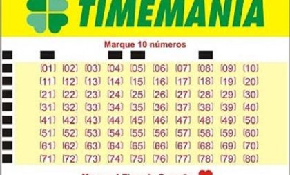 Loterias do dia: Lotofácil 2844, Timemania 1953, Dupla Sena 2531 e Dia de Sorte 774