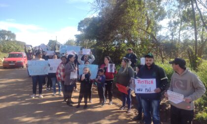 CASO JOÃO GERALDO: FAMÍLIA REALIZA PROTESTO PEDINDO JUSTIÇA