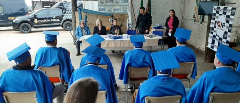 Presídio realiza formatura de apenados e inaugura consultório odontológico