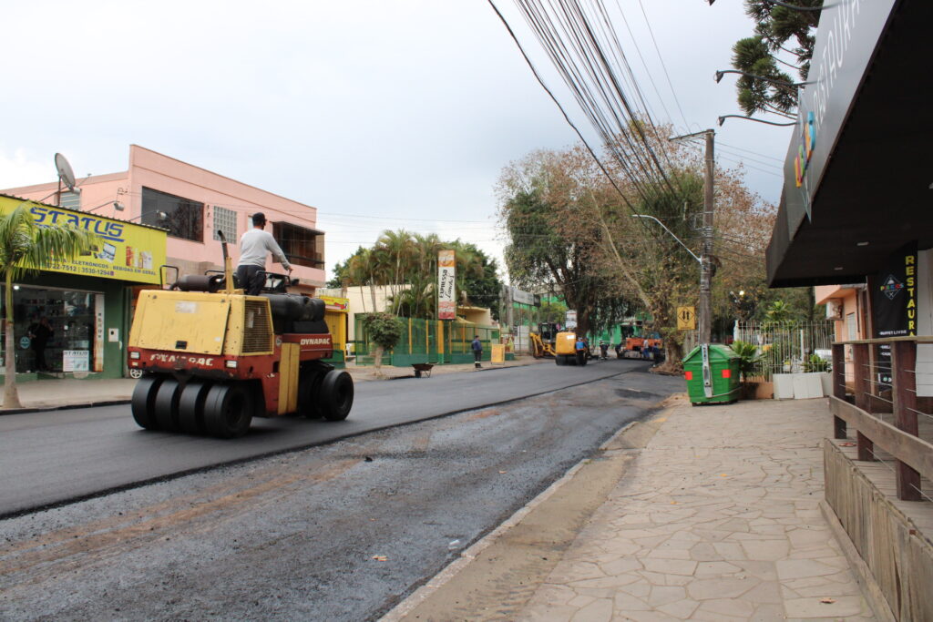 Obras em Cachoeira do Sul / Crédito: PMCS