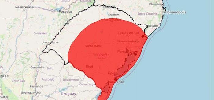 Ciclone extratropical: RS está em alerta vermelho, diz Inmet