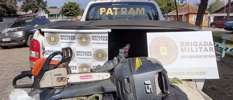 Brigada Militar de Pantano Grande realiza prisões por crimes ambientais