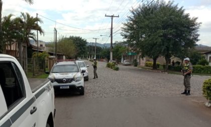 BM deflagra operação conjunta em Cachoeira, Cerro Branco, Novo Cabrais e Paraíso do Sul