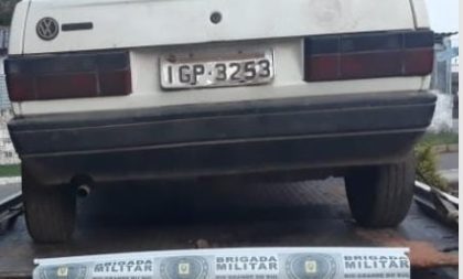 Foragido preso em Cachoeira do Sul com carro furtado