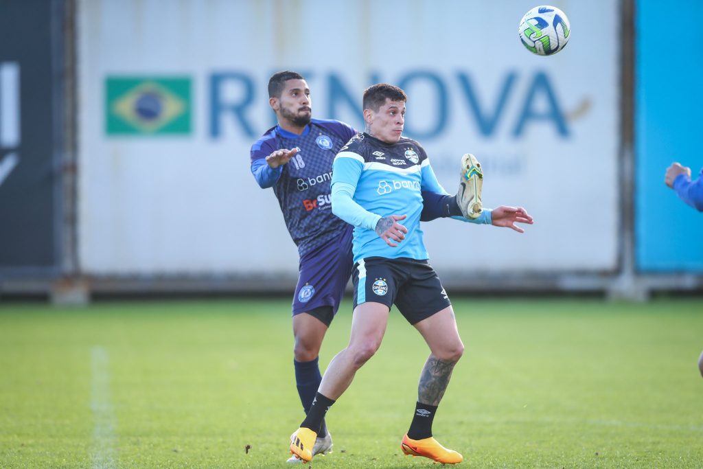 Grêmio faz treino para sequência do Brasileirão / Crédito: Lucas Uebel