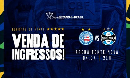 Serviço de jogo: Bahia x Grêmio – Copa do Brasil