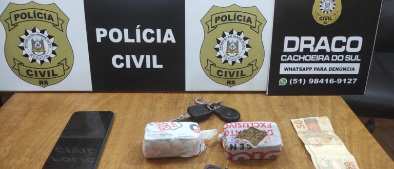 Polícia apreende carro usado para entregas de drogas na cidade